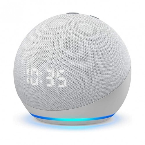 All-new Echo Dot 4th Gen. Smart speaker with clock and Alexa - White