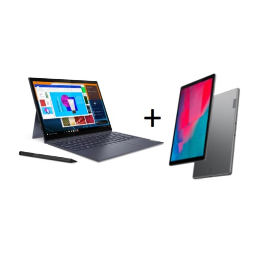 Lenovo Yoga Duet 7, Intel Core i5 11th Gen, 8GB RAM, 256GB SSD, 13-inch Laptop - Grey + Free Tablet 