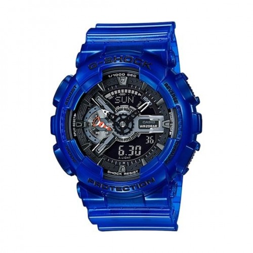  Casio G-Shock Blue Band Sport Watch (GA-110CR-2ADR)
