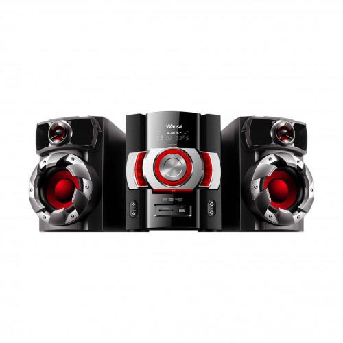 Wansa Bluetooth CD/DVD/USB Mini Speaker System (HF-0120) - Black