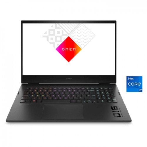 HP Omen Gaming Laptop Intel Core i7 11800H 2.30 Ghz, 32GB RAM, 1TB SSD, 16.1" FHD 144Hz IPS , 8GB NVIDIA Ge-force RTX 3070MQ, Windows 11 Home, EN-AR Keyboard, Black Color. (16-B0000NE)
