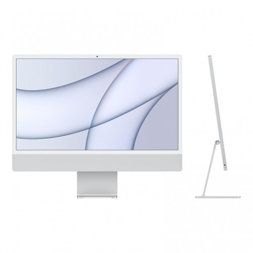Apple iMac M1 Processor 8GB RAM 512 SSD 24-inch Touch ID 4.5K Retina Display All-In-One Desktop (2021) - Silver