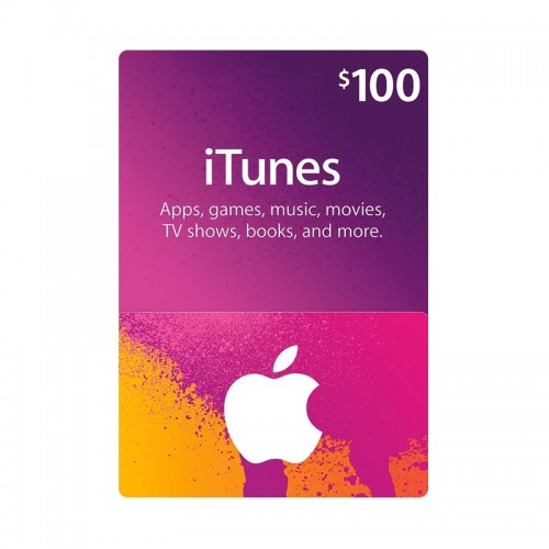 Apple iTunes Gift Card $100 (U.S. Account) - OneCard