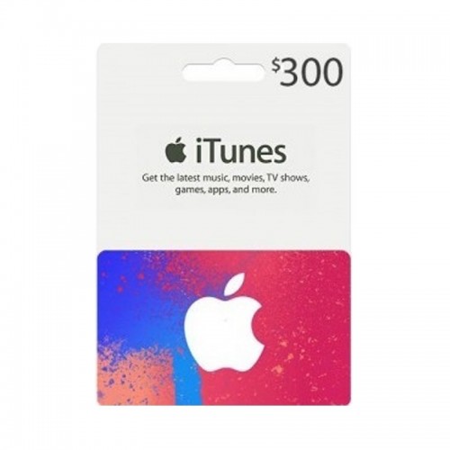 Apple iTunes Gift Card $300 (U.S. Account) 