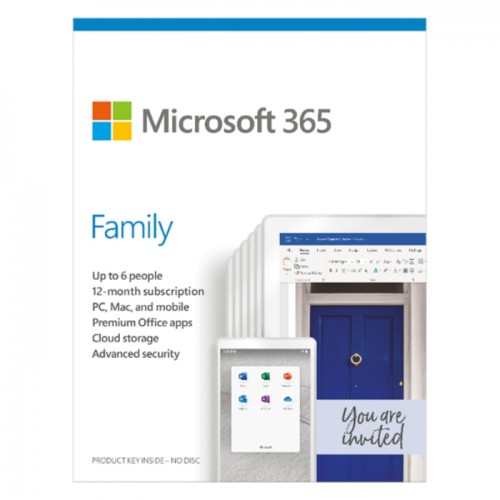 Microsoft 365 Family office Word, Excel, PowerPoint