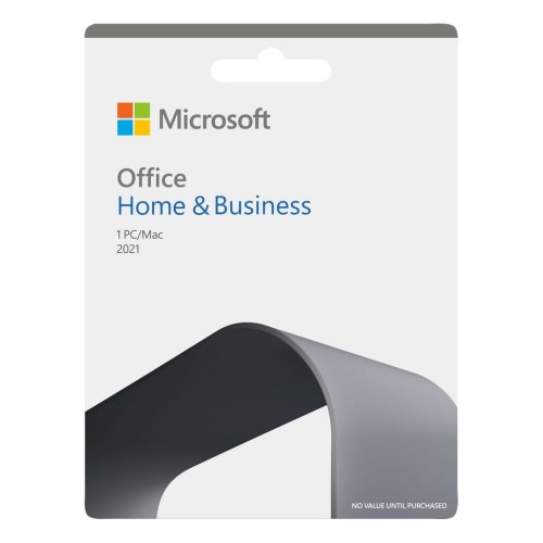 Microsoft Office Home & Business 2021 software Word, Excel, and PowerPoint 