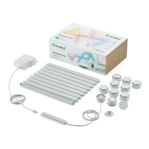 Nanoleaf Lines 15 Packs Starter Kit smart light White