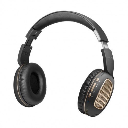 Promate Concord Dynamic HD Stereo Headset with Passive Noise Cancellation - Gold