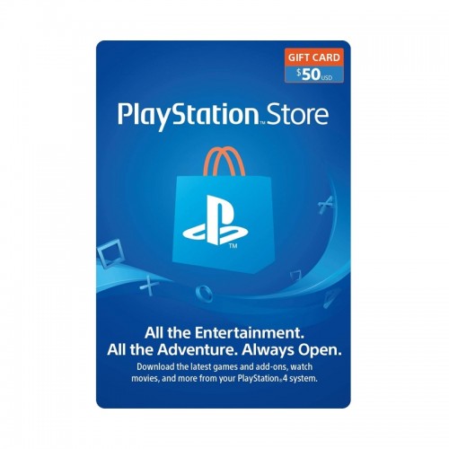 PlayStation Network Card - $50 (U.S. Account) 
