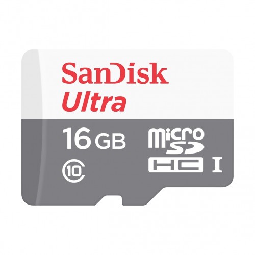 Sandisk 16GB Ultra microSDHC UHS-I Memory Card