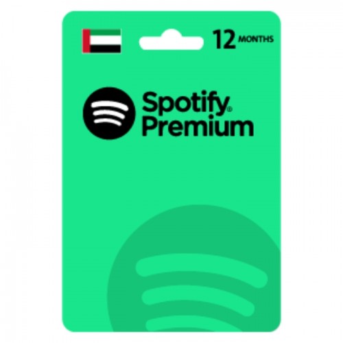Spotify Premium Digital Card - 12 Months (U.A.E Account)