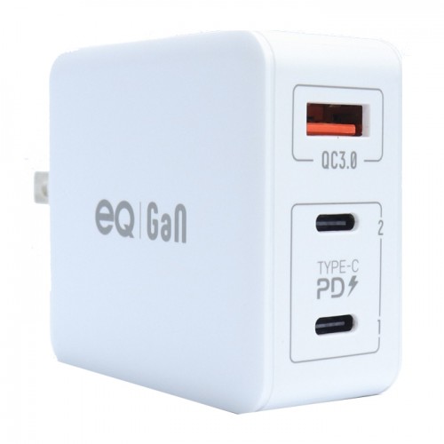 Travel 65W 3 USB Ports Wall Charger back xcite buy in Kuwait