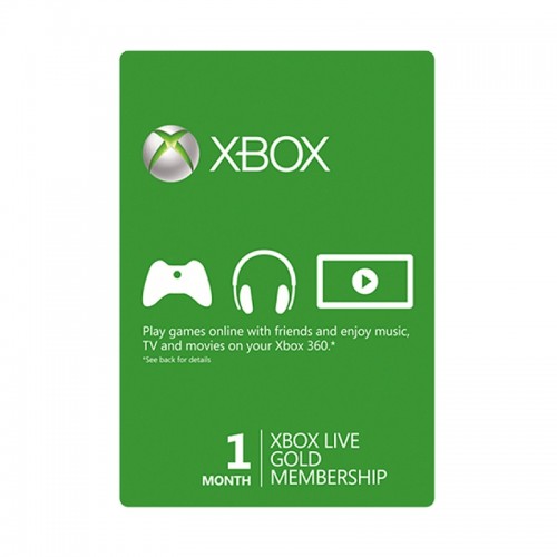 Xbox Live 1-Month Gold Membership Card ( US + EU Account) 