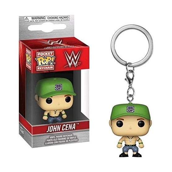 WWE John Cena Action Figure Funko POP Keychain 