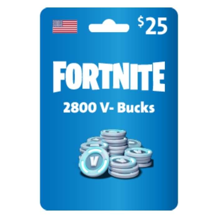 Fortnite $25 Card - 2800 V-Bucks (US Store) Price | Shop ...