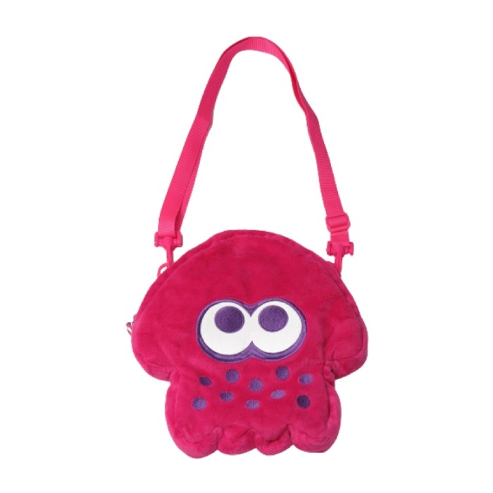 hori splatoon 2 squid plush pouch