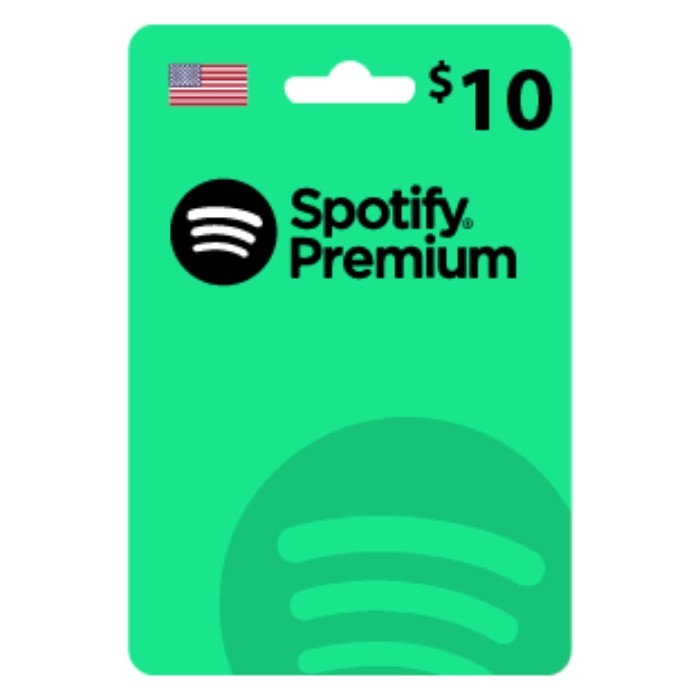 Spotify Premium Card $10 U S Account Price in Kuwait Xcite
