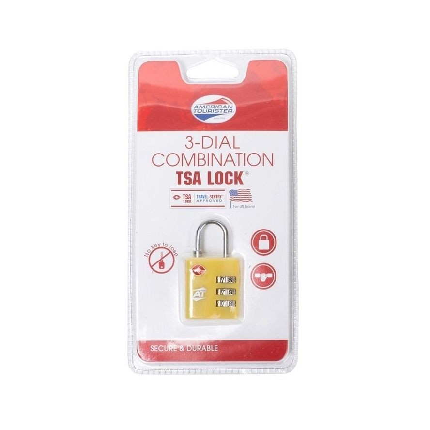 American tourister 3 dial combination tsa lock clearance