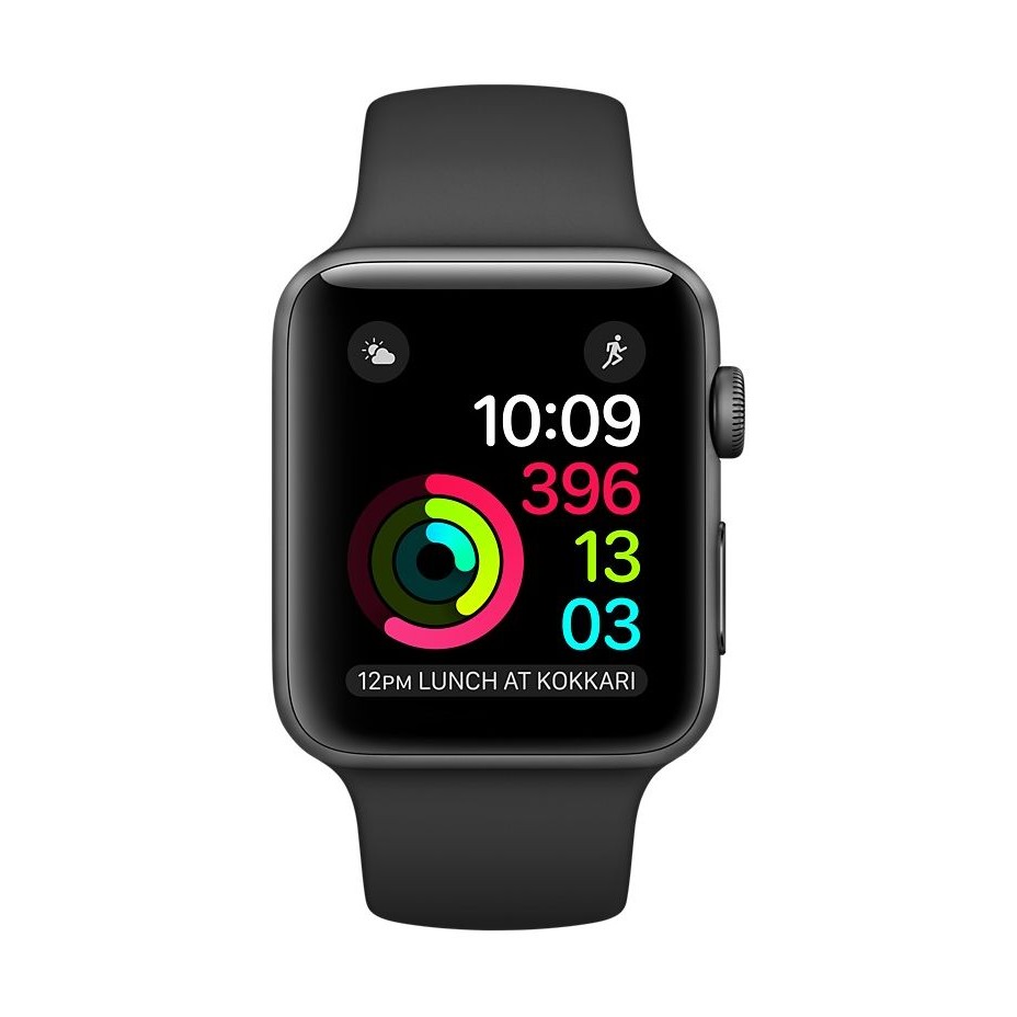 apple watch series 1 42mm space grey aluminium case
