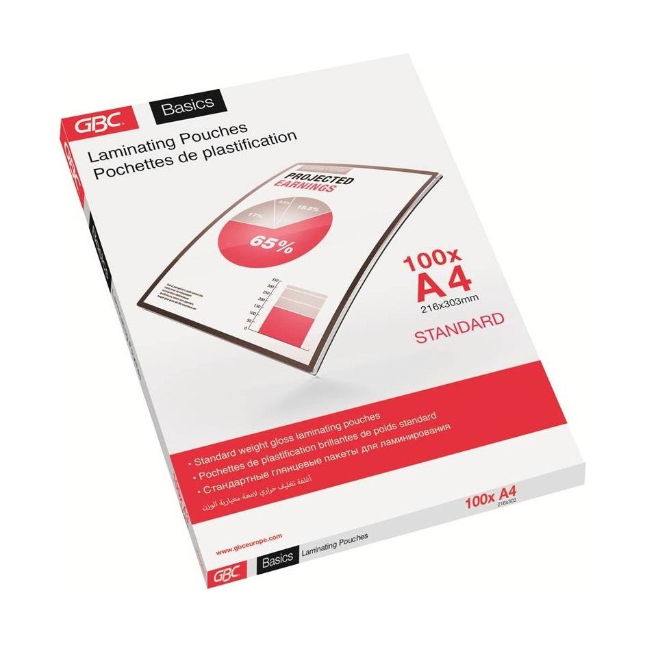 GBC Laminating Pouch for A4 Papers 4401907E Xcite Kuwait