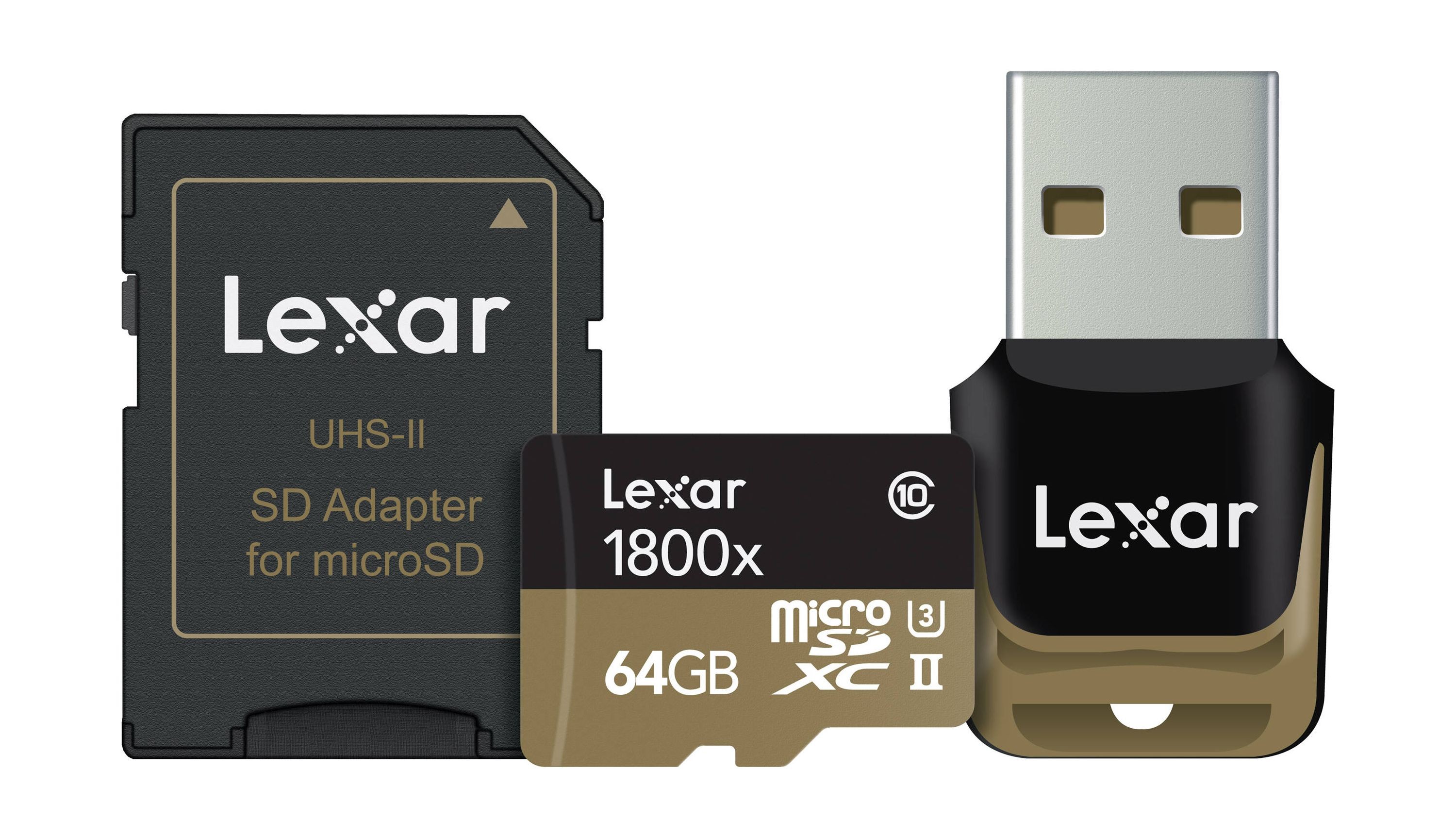 Lexar 64gb Professional 1800x Uhs Ii Microsdxc U3 Memory Card Black Xcite Alghanim Electronics Best Online Shopping Experience In Kuwait