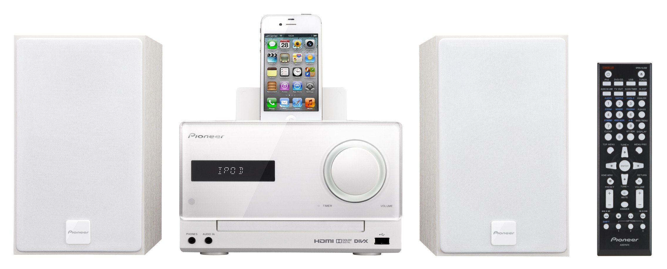 Pioneer DVD/USB/HDMI iPod Dock XCM51VW Xcite Alghanim Electronics