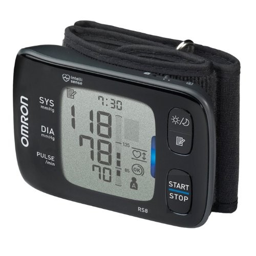 Omron Rs8 Wrist Blood Pressure Monitor Hem 6310 E Black Xcite Kuwait