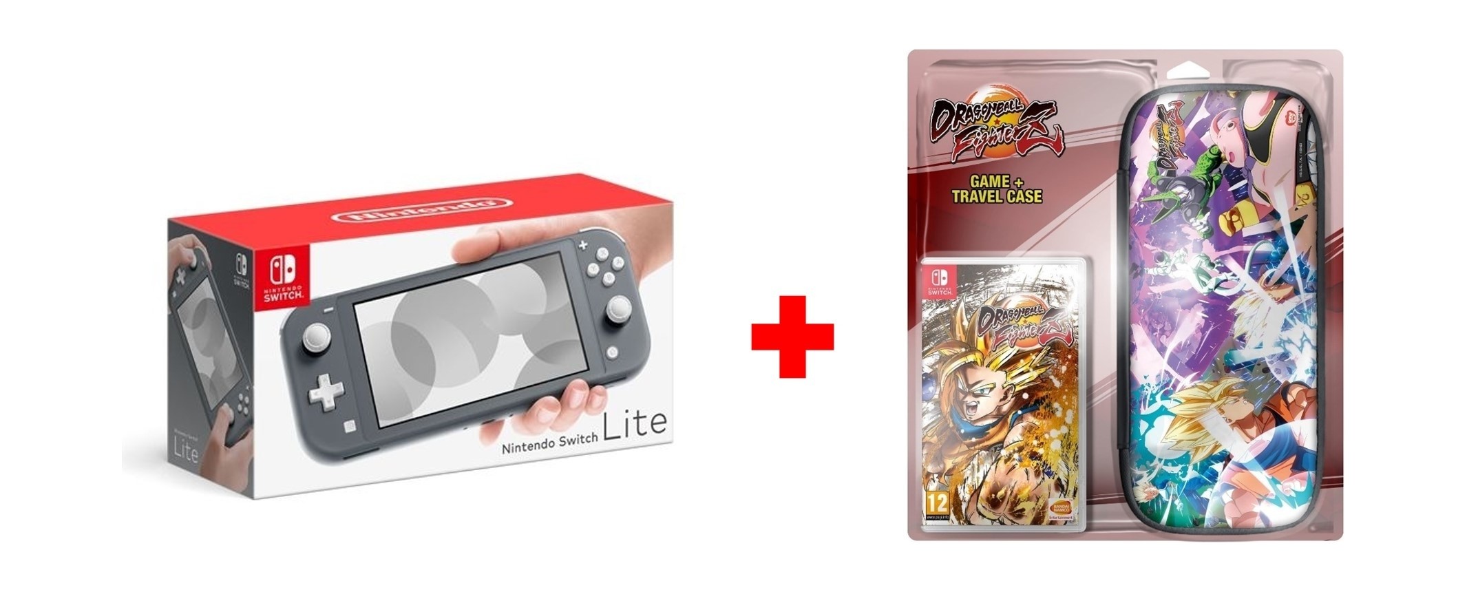 Nintendo Switch Lite Gaming Console Grey Dragon Ball Fighterz