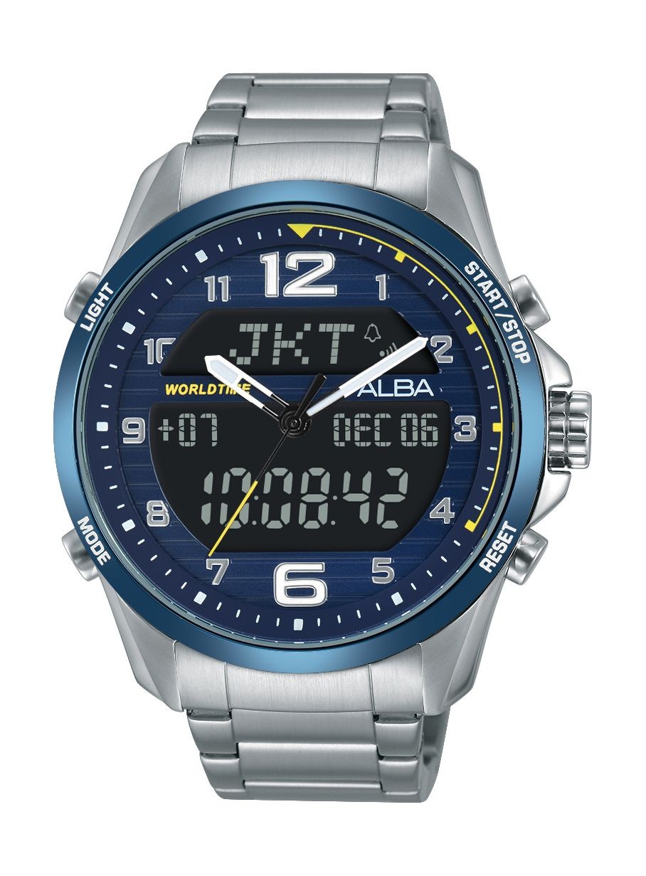 alba analog digital watch