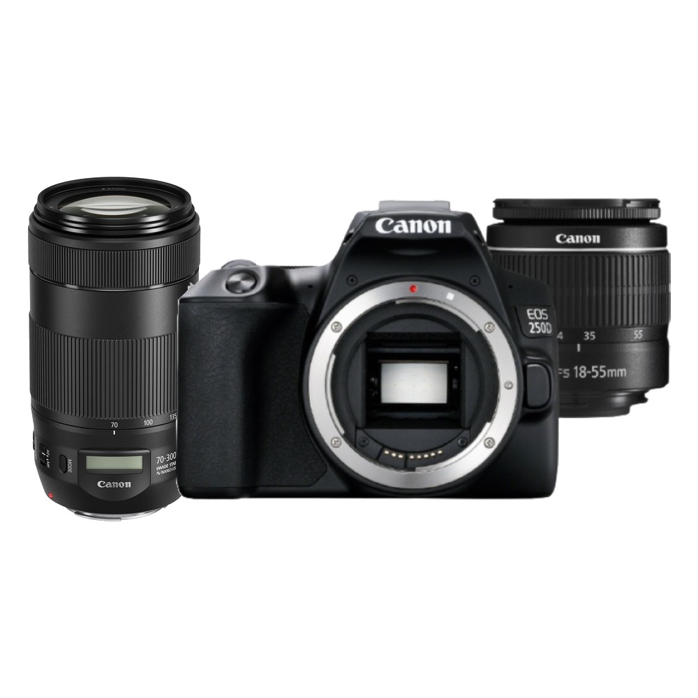 Buy Canon Eos 850d Camera Ef S 18 55mm 75 300mm Lens In Kuwait Buy Online Xcite