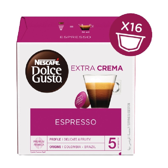 Dolce Gusto Nescafe Espresso Pods 16 Capsules Xcite Alghanim