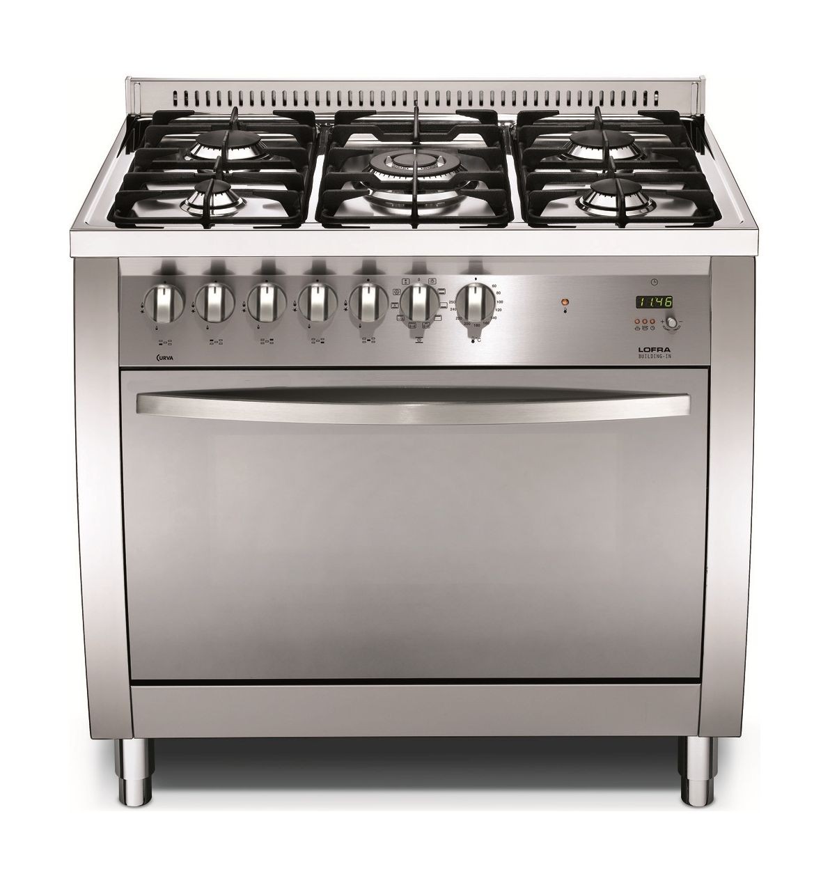 Lofra 90x60 Cm 5 Burner Floor Standing Gas Cooker Cg96g2g Ci