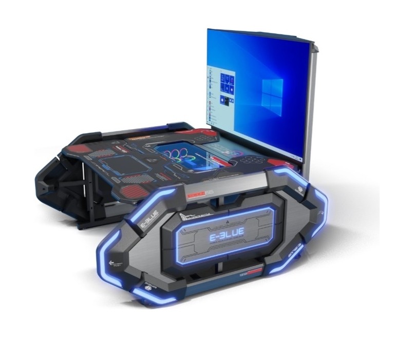 E Blue Scion Gaming Desk Xcite Kuwait