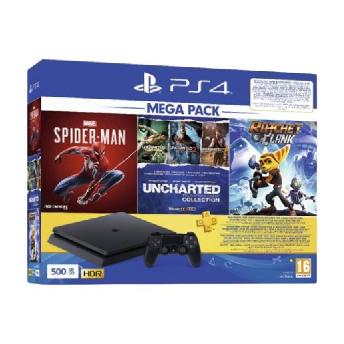 ps4 500gb with 3 ps hits game bundle