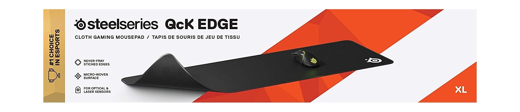 Steelseries Qck Edge Woven Cloth Mousepad Xcite Kuwait