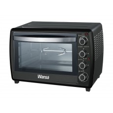 Wansa 2200W 70L Electric Oven (KR-K66RCL-9SKH) – Black 