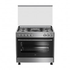 Beko 90X60 5 Burner Gas Cooker (GG 15125 FX) - Grey