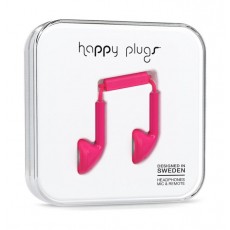 Happy Plugs Earbud Wired Earphones (HP-7709) - Cerise PInk