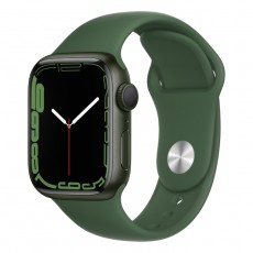 Apple Watch Series 7 41mm green shiny Clover new silicone buy in xcite ksa