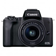 Canon EOS M50 Mark II Mirrorless Camera with 15-45mm Lens - Black