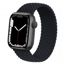 Nylon Woven Strap For Apple Watch 41mm - Black