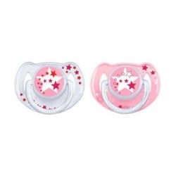 Philips Avent 2Pcs Silicone Night Time Pacifier - 6-18 Months