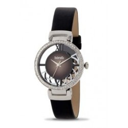 Borelli Ladies Quartz Analog 33mm Leather Watch (20050784) - Black