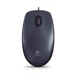 Logitech M100 - USB Wired Mouse - Grey