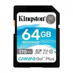 Kingston Go Memory Card 64GB SDXC CGP UHS-I Plus SD