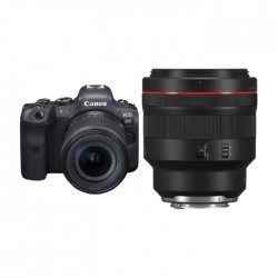 Canon EOS R6 Mirrorless Camera + 24-105MM Lens + RF 85mm f/1.2L USM DS Lens in Kuwait | Buy Online – Xcite
