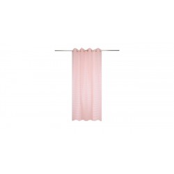 Stripe Voile Curtain Pink 140 x 300 cm