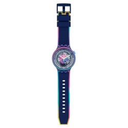 Swatch Rainbowinthenight Unisex Fashion Watch - (47mm)