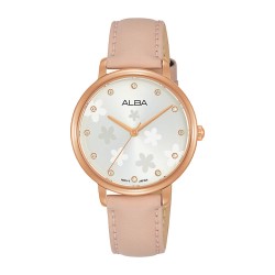 Alba Ladies 32mm Analog Fashion Leather Watch - AH8858X1