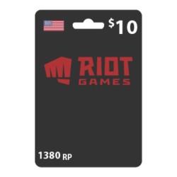 Price Riot Points Card $10 - 1380 Rp (Us)